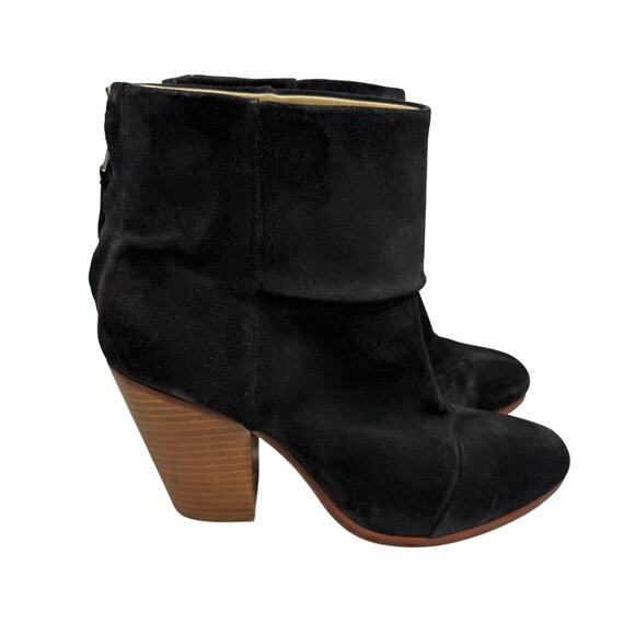 Rag & Bone Women’s Boots sz 8 (Euro 41) Suede Block Heel # Box M598 - Picture 2 of 8